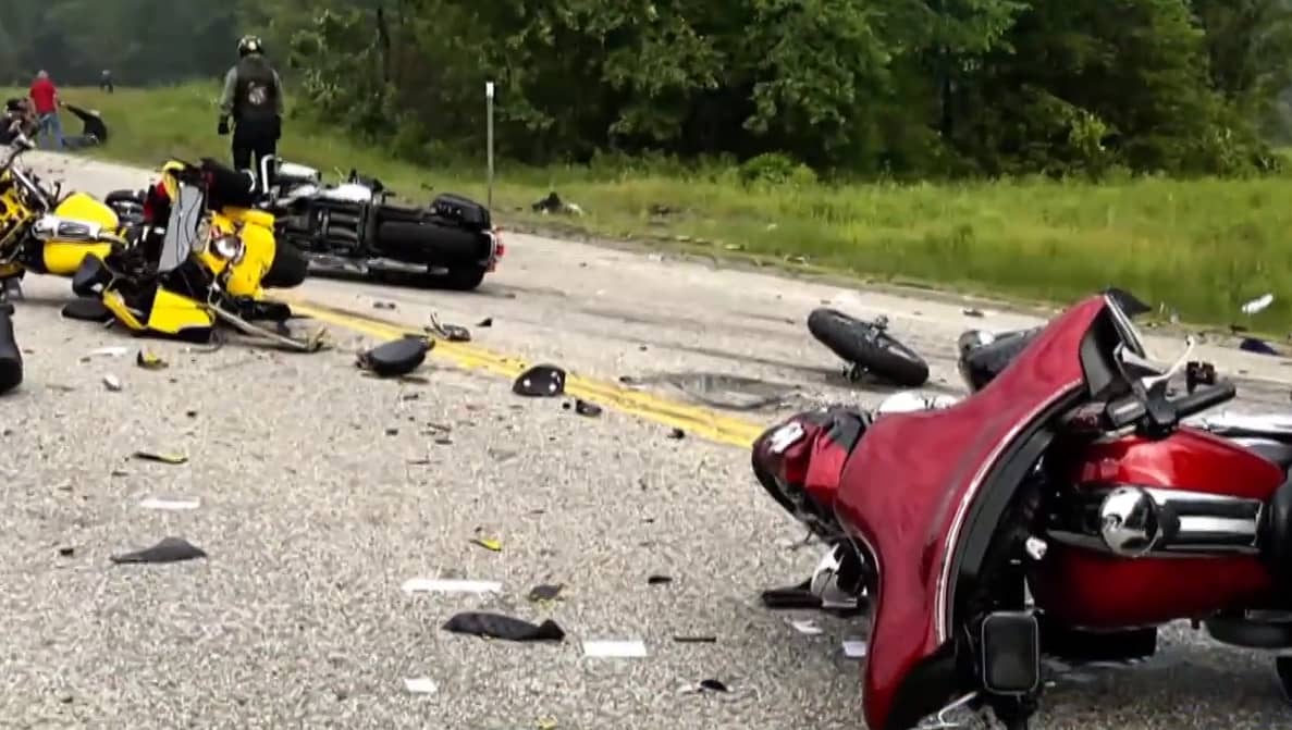 NH Motorcycle Crash