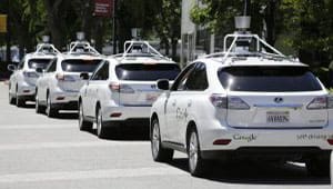 parked driverless cars