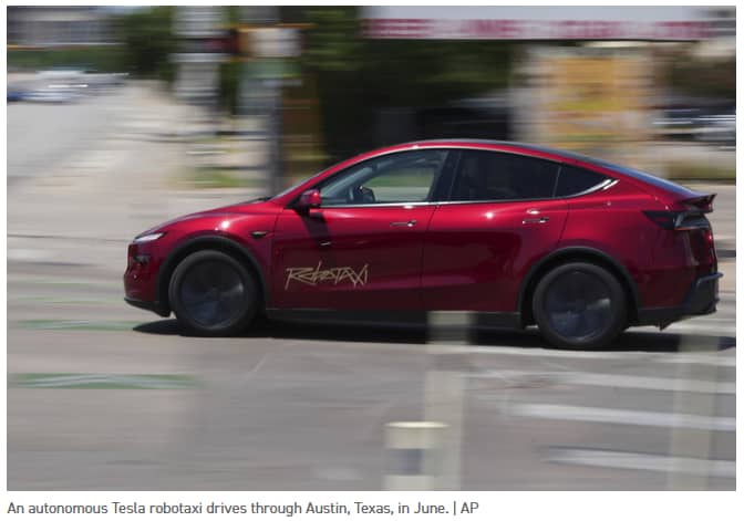 Tesla Robotaxi AP 08.14.2025