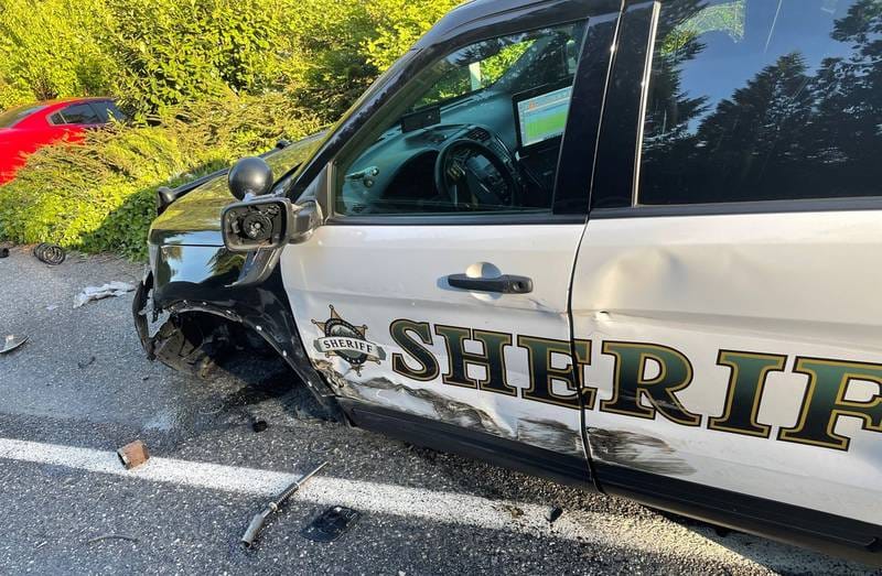 Snohomish County Sheriff's SUV hit by Tesla