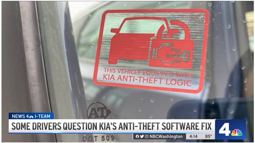 Free anti-theft software upgrade now available for some Kia models