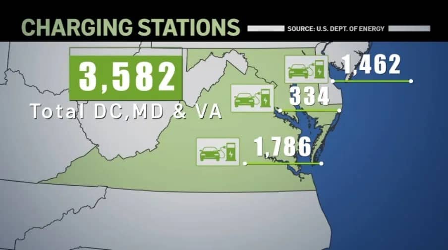 DMV-electric-vehicle-EV-charging-stations NBC 4 Washington 05.15.2025