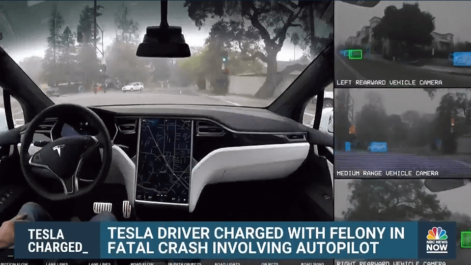 Tesla Driver Charged with Felony NBC News