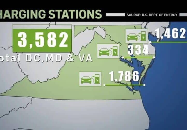 DMV-electric-vehicle-EV-charging-stations NBC 4 Washington 05.15.2025